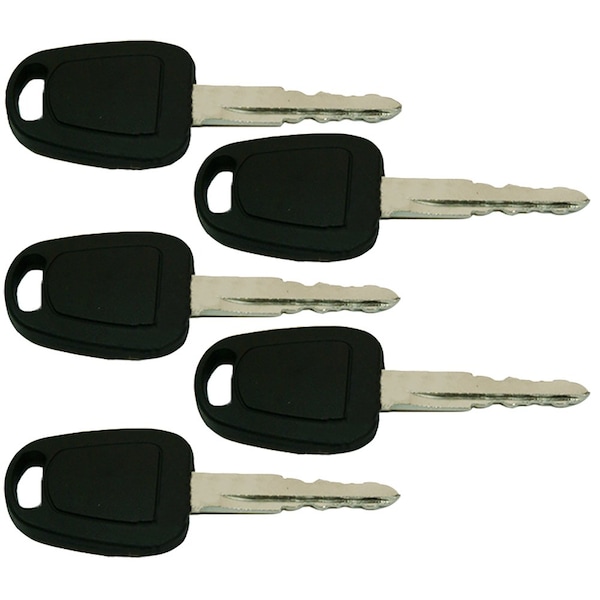 Aic Replacement Parts 5 Excavator Ignition Keys for Terex for Daewoo for Doosan Fits Bobcat F900 ELI80-0128_x5 - main